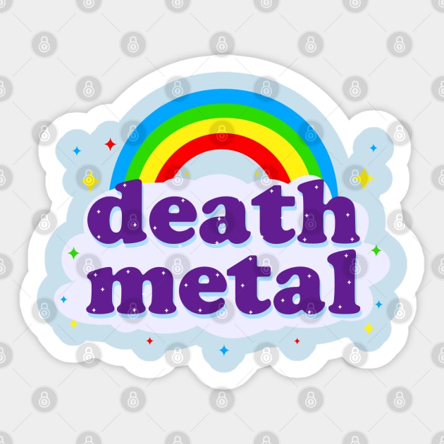 Death Metal Sticker by MoustacheRoboto